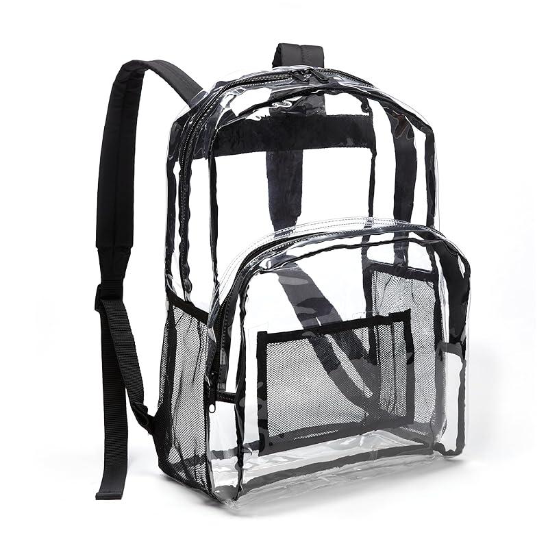 Amazon Basics Clear Backpack: Practical Design with Great Durability