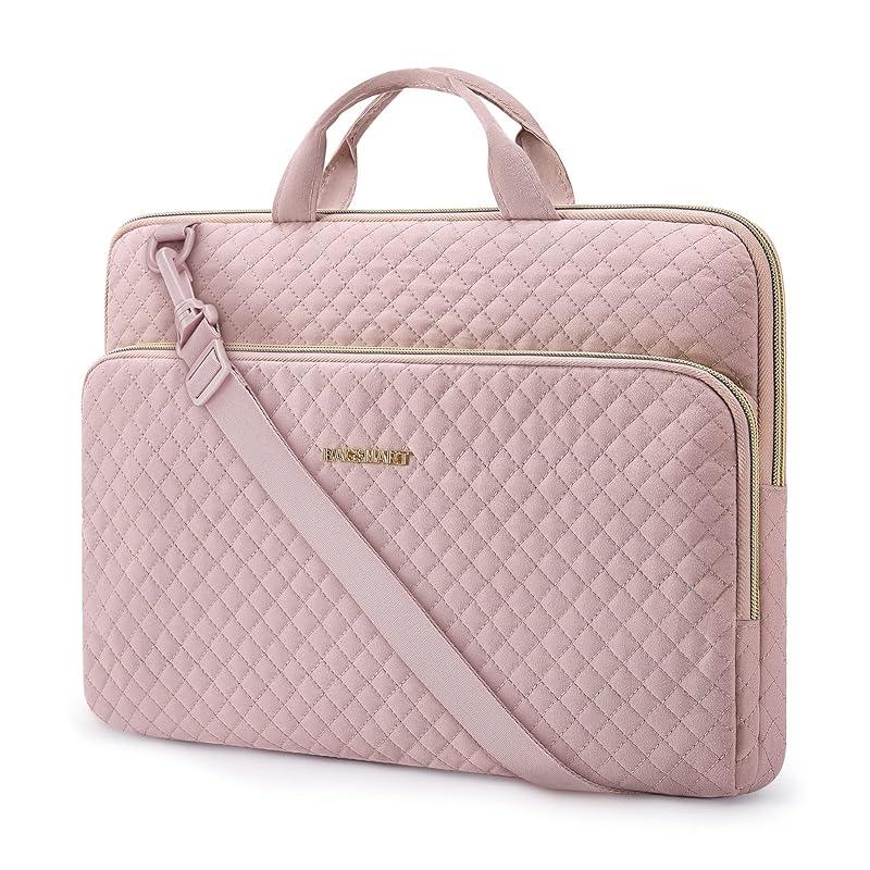 Stylish and Functional: My Take on the BAGSMART Pink Laptop Sleeve