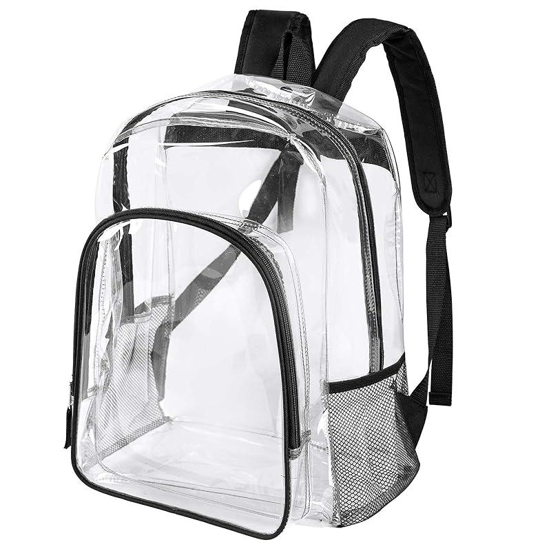 Reliable and Stylish: My Take on the Heavy Duty Clear Black Backpack
