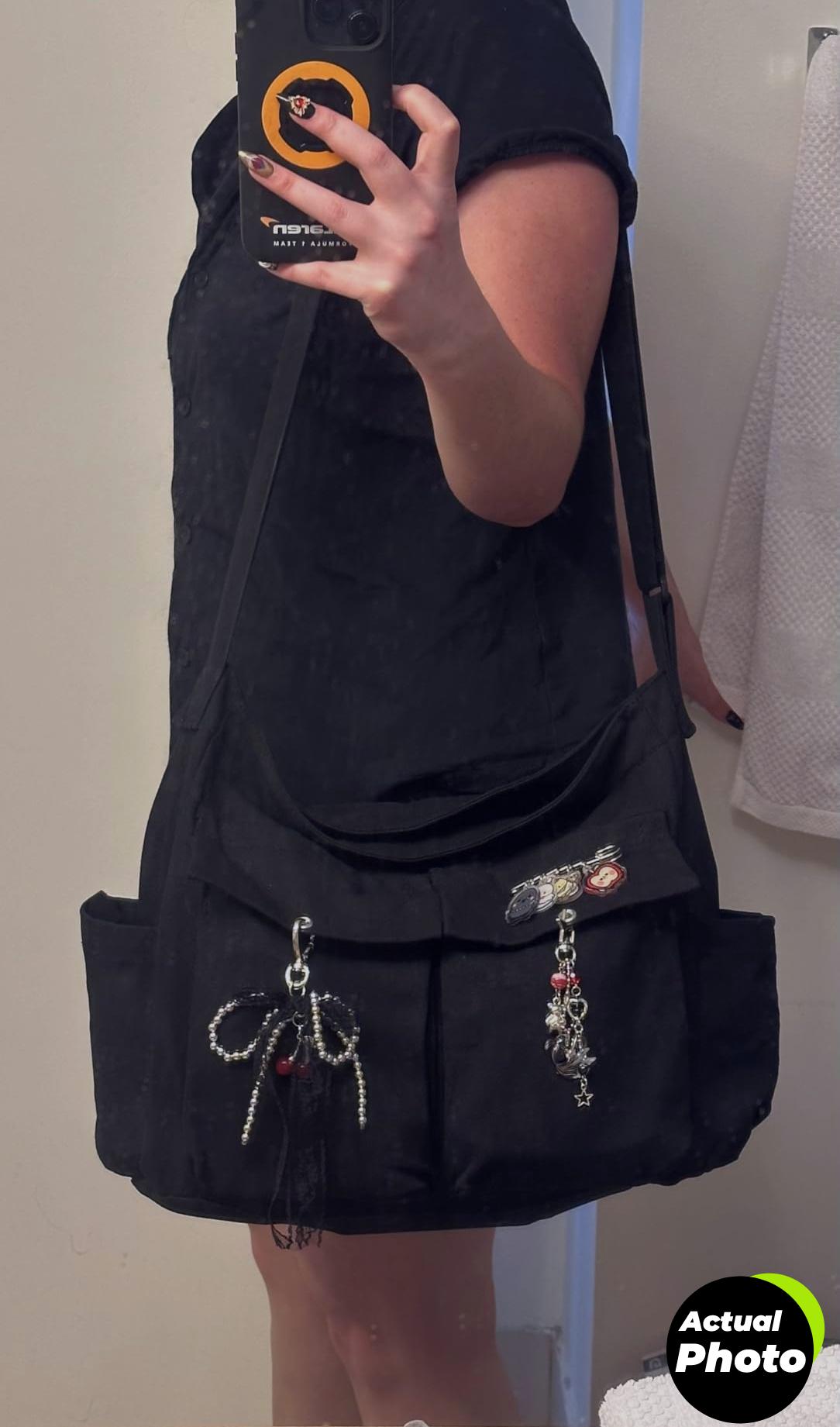 gaxos-cute-messenger-bag-women-black-canvas-foto-1