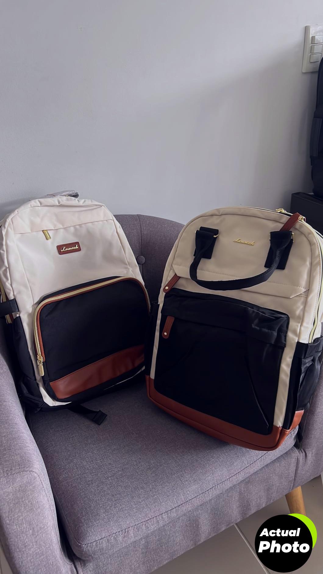 lovevook-laptop-backpack-women-travel-beige-black-brown-foto-3