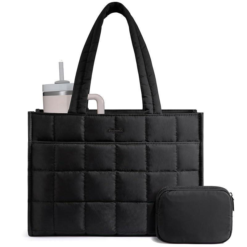 Stylish and Functional: My Take on the LOVEVOOK Puffer Tote Bag 01